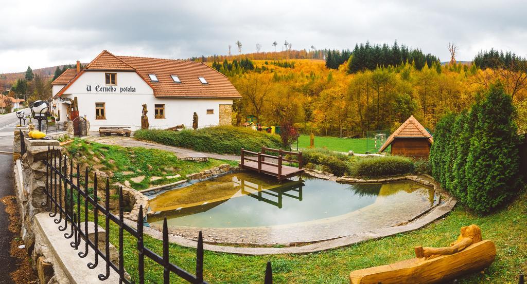 Penzion U Cerneho Potoka Nová Lhota Exteriör bild